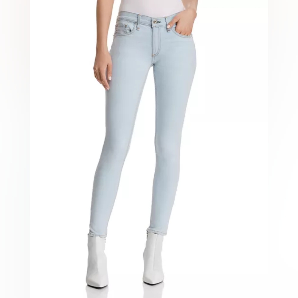 Rag & Bone Light Wash Chasey Skinny Jeans - Size 29